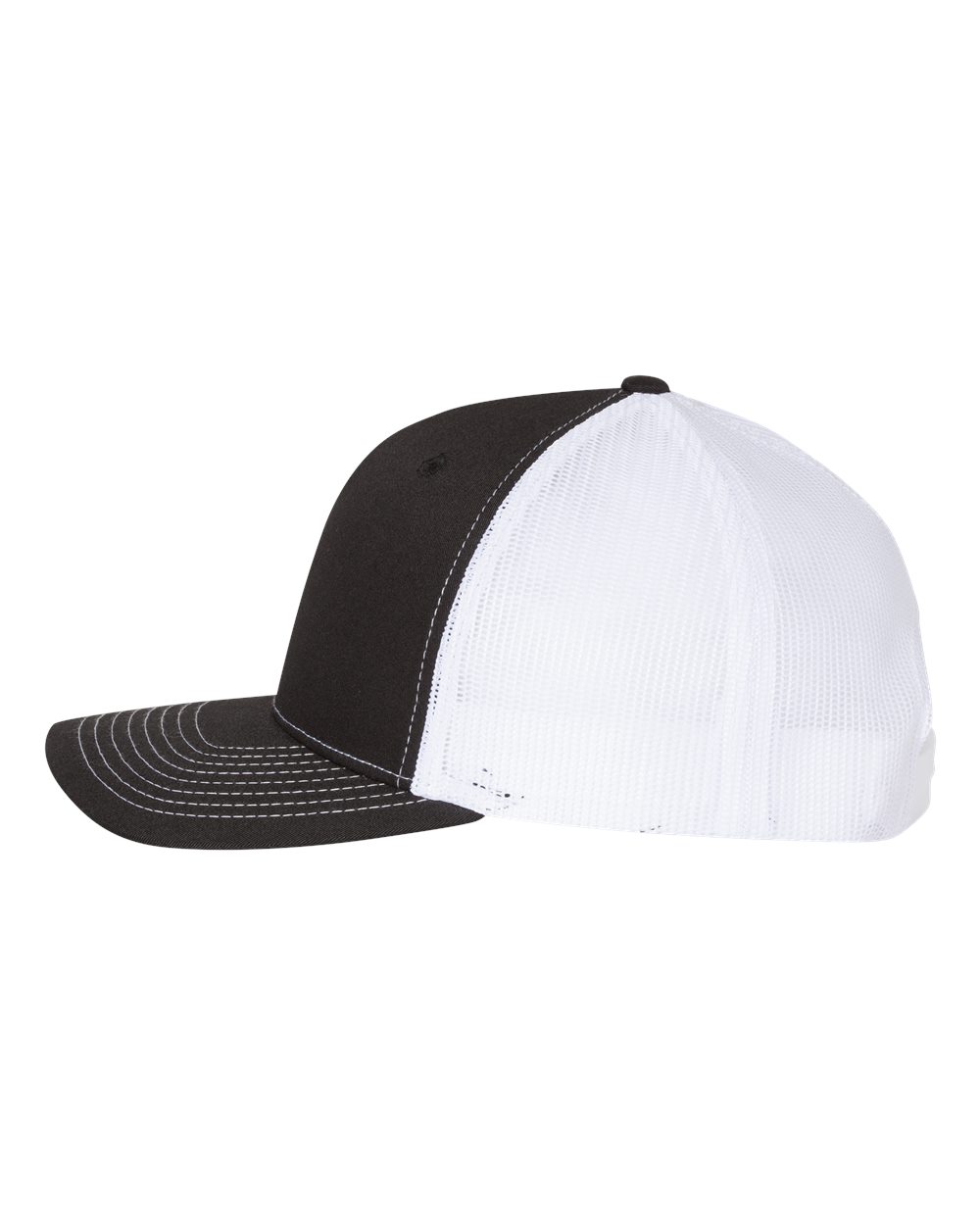 Cappello Richardson RIC-112 Cappellino Da Baseball Richardson Snapback - Stile Camionista, Nuovo Con Etichette, Made In USA/importato 112 Heather Grey White